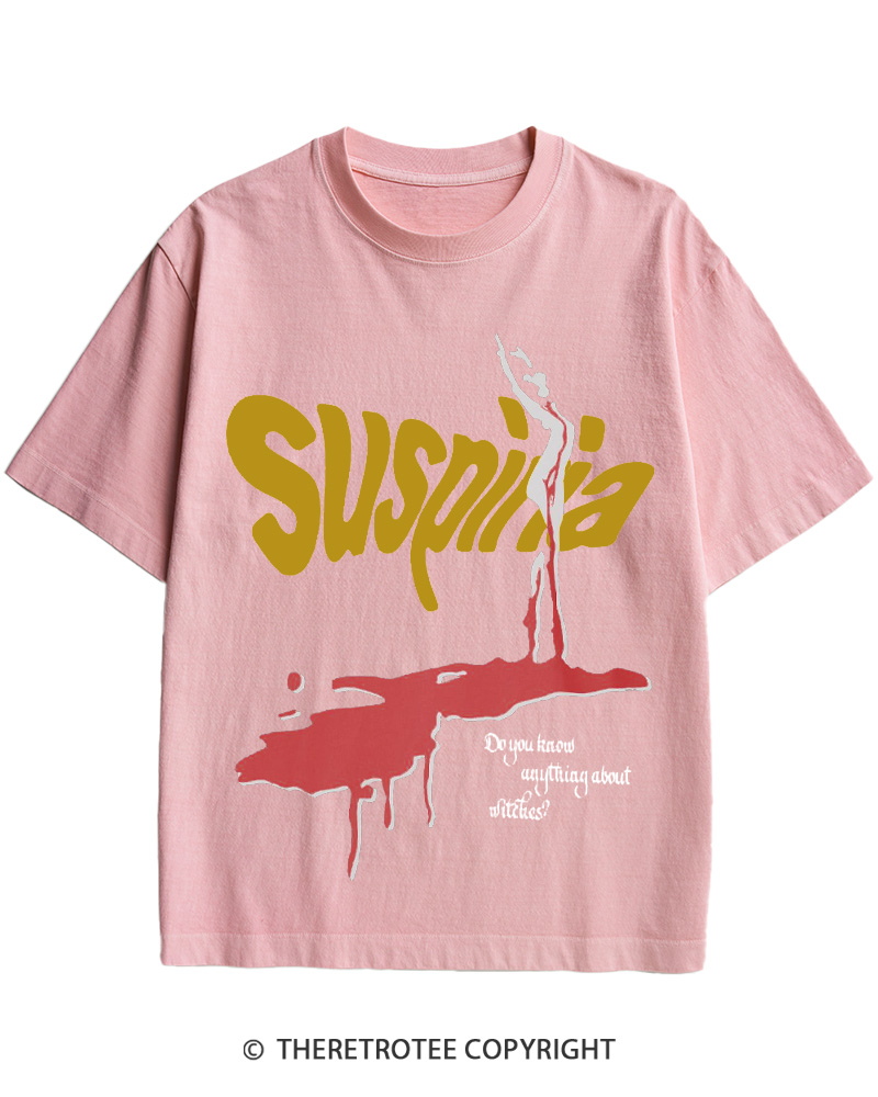 TheRetroTee Italian Film Dance Cult Seance 1970s Cotton T-Shirt