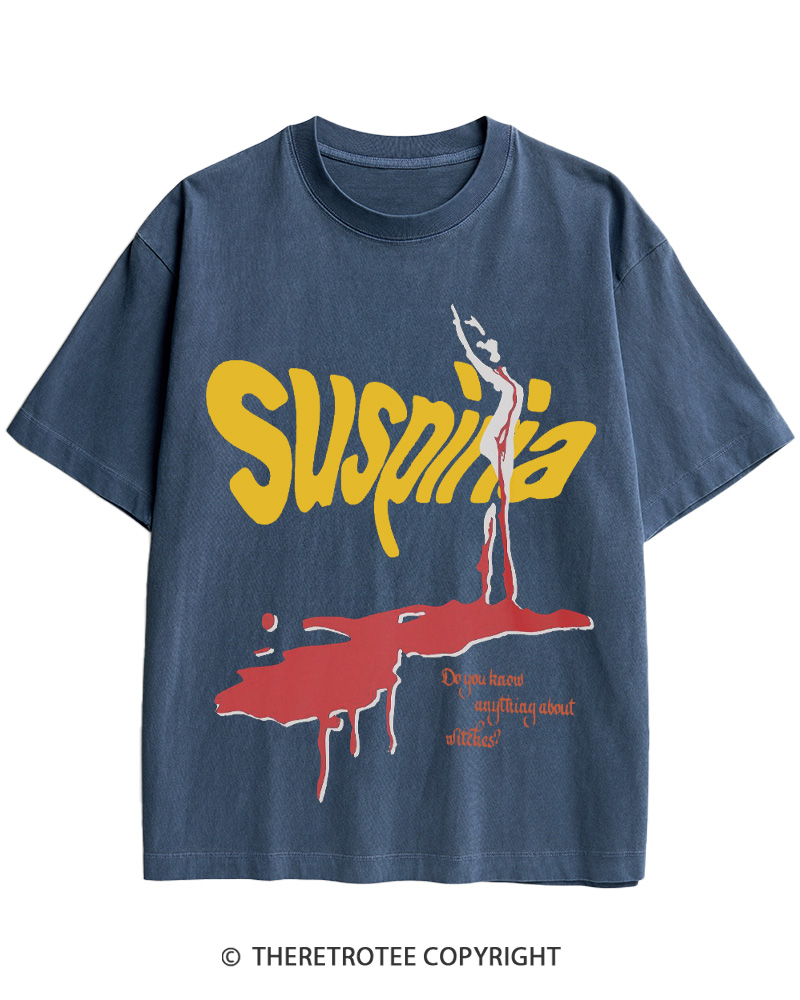 TheRetroTee Italian Film Dance Cult Seance 1970s Cotton T-Shirt