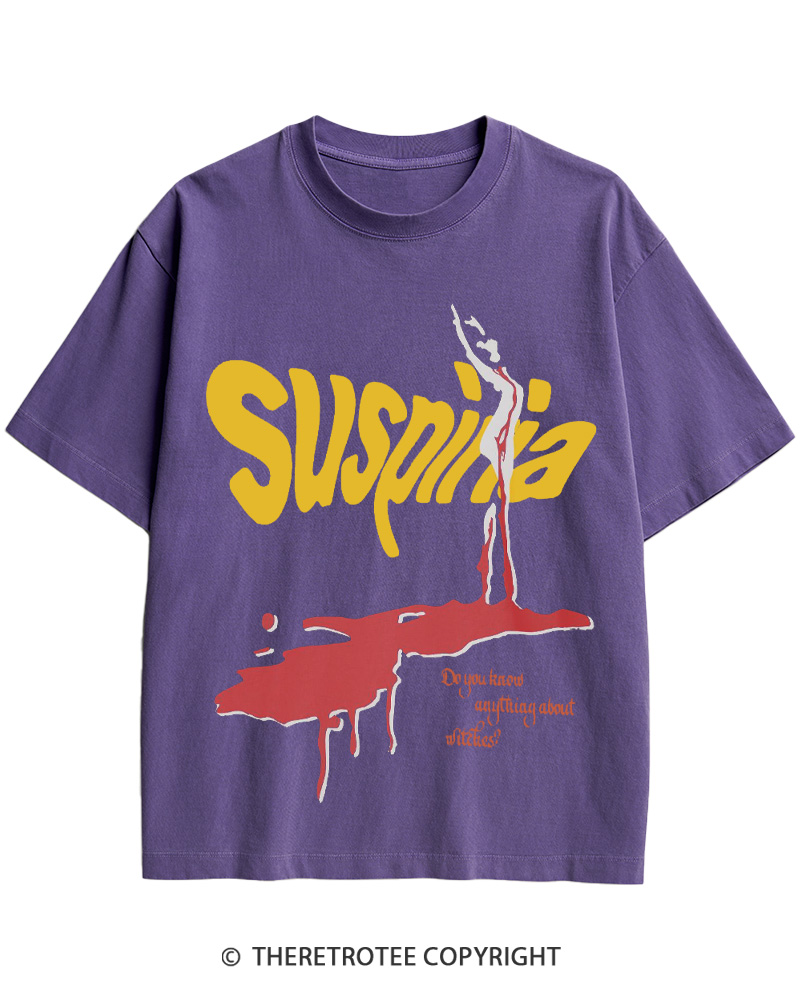 TheRetroTee Italian Film Dance Cult Seance 1970s Cotton T-Shirt