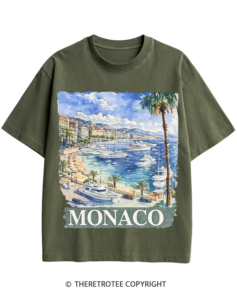 TheRetroTee Monaco 1960s Cotton T-Shirt