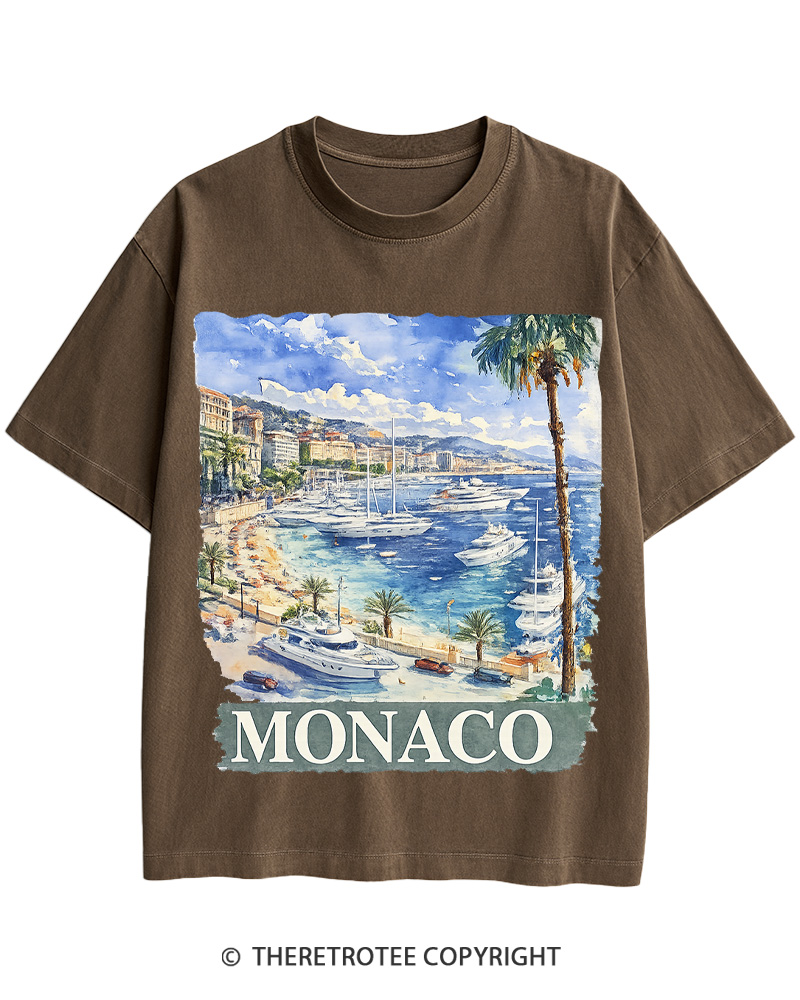 TheRetroTee Monaco 1960s Cotton T-Shirt