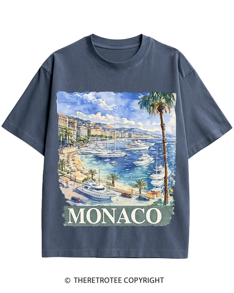 TheRetroTee Monaco 1960s Cotton T-Shirt