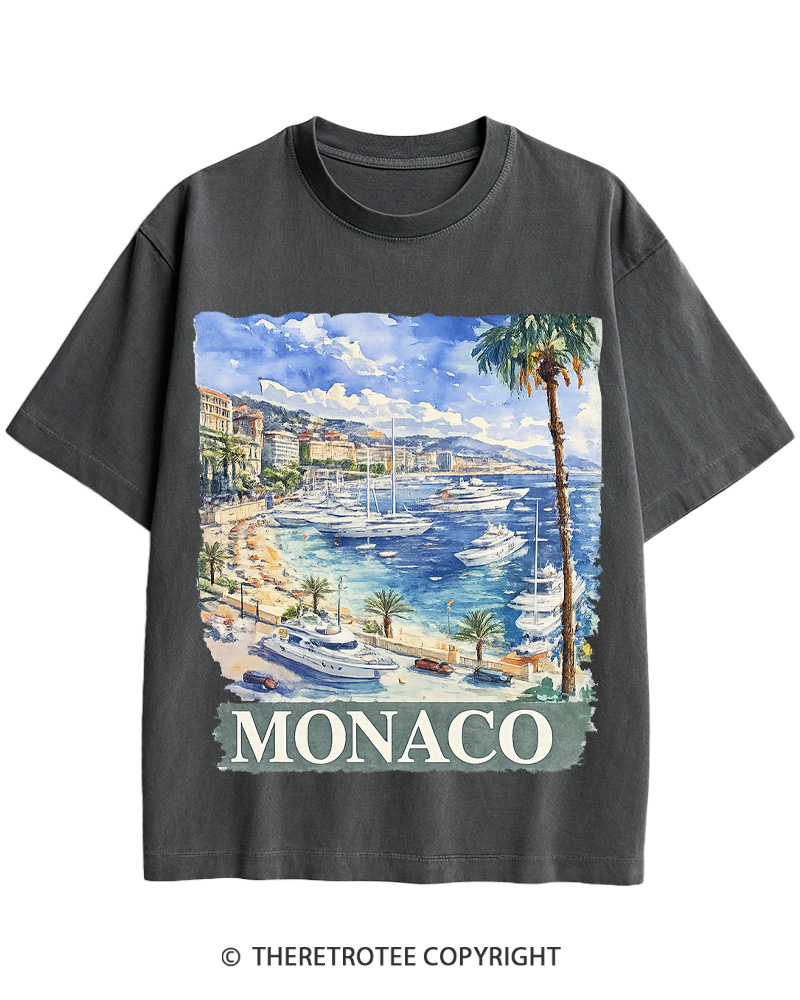 TheRetroTee Monaco 1960s Cotton T-Shirt