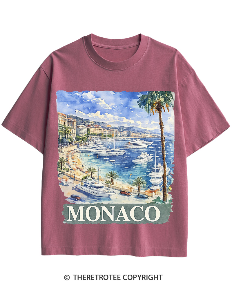 TheRetroTee Monaco 1960s Cotton T-Shirt