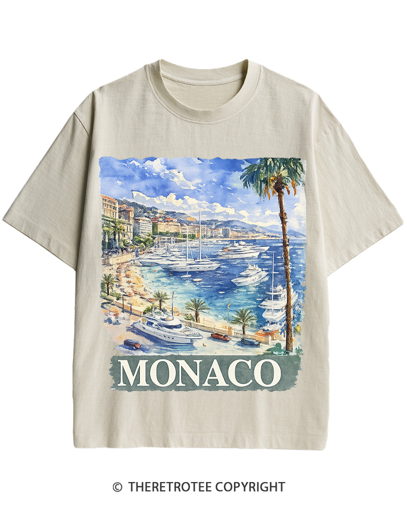 TheRetroTee Monaco 1960s Cotton T-Shirt