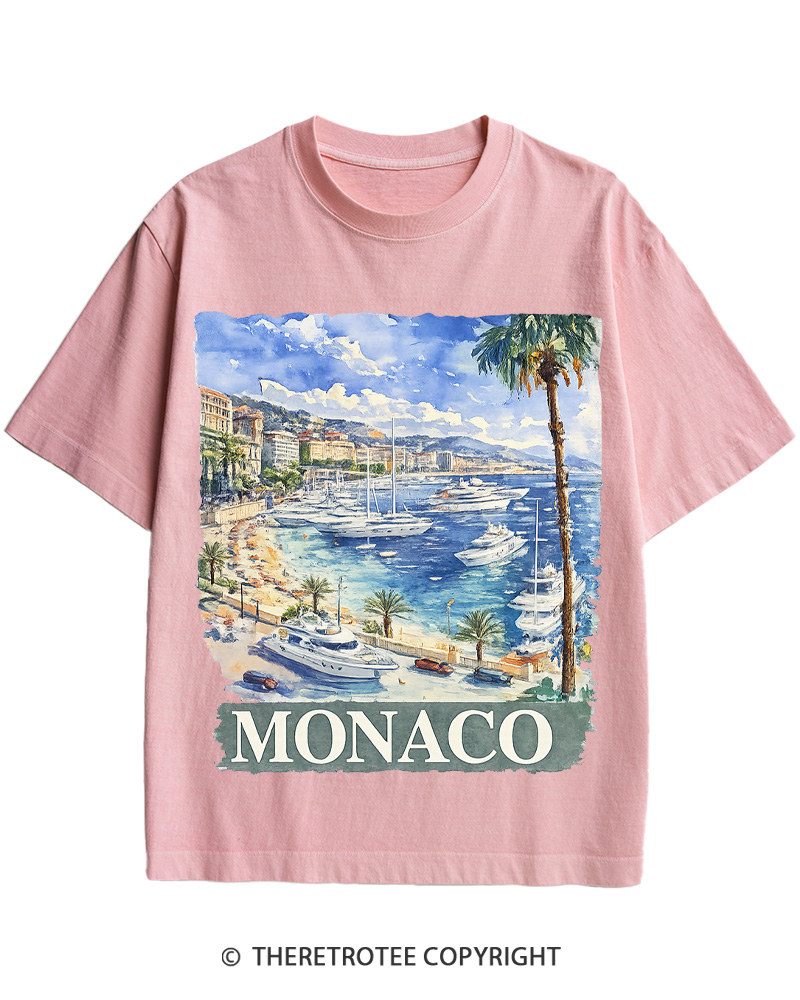 TheRetroTee Monaco 1960s Cotton T-Shirt