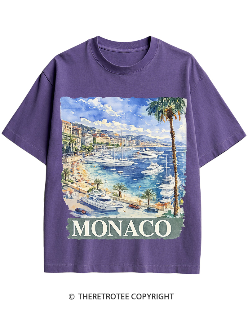 TheRetroTee Monaco 1960s Cotton T-Shirt