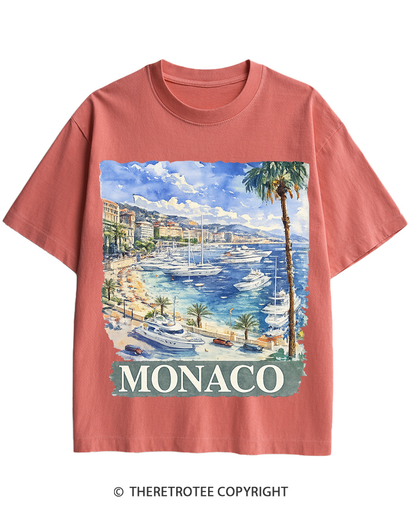 TheRetroTee Monaco 1960s Cotton T-Shirt