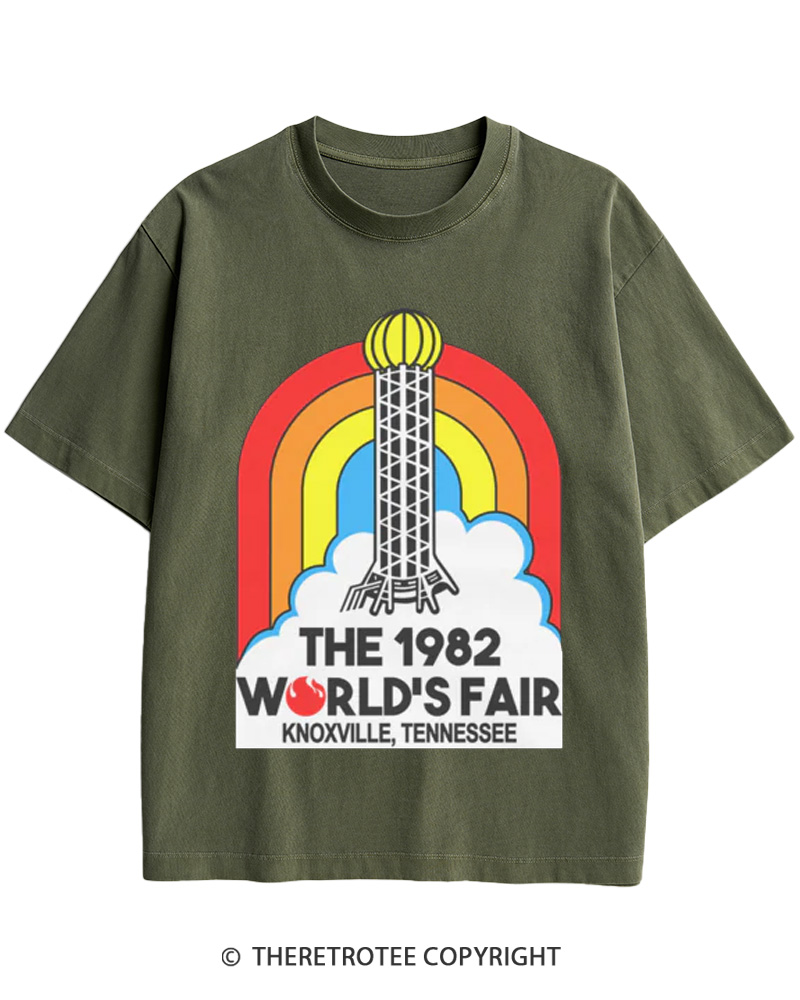 TheRetroTee 1982 World's Fair Cotton T-Shirt