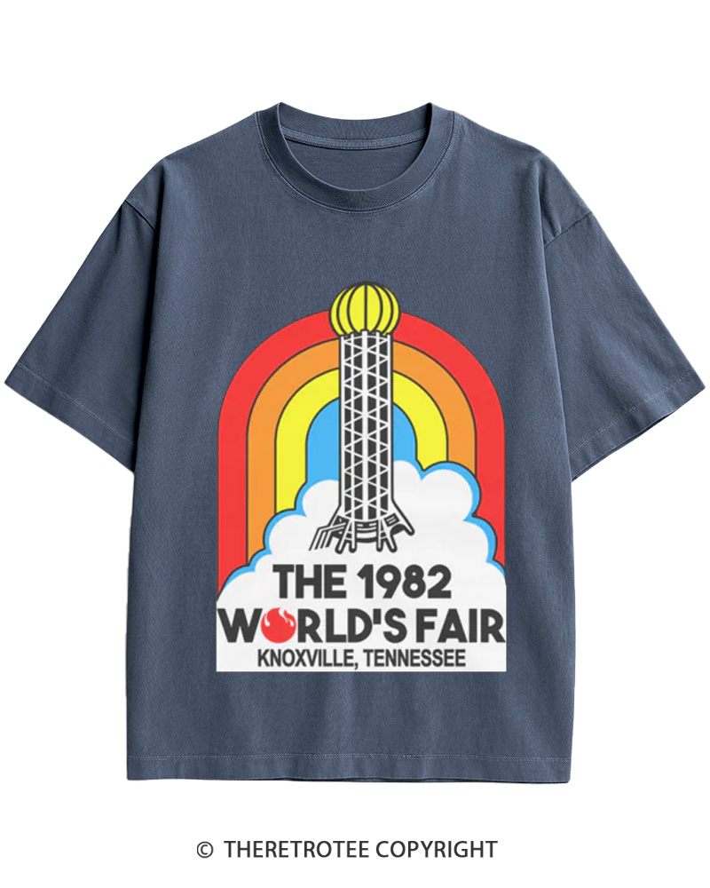TheRetroTee 1982 World's Fair Cotton T-Shirt