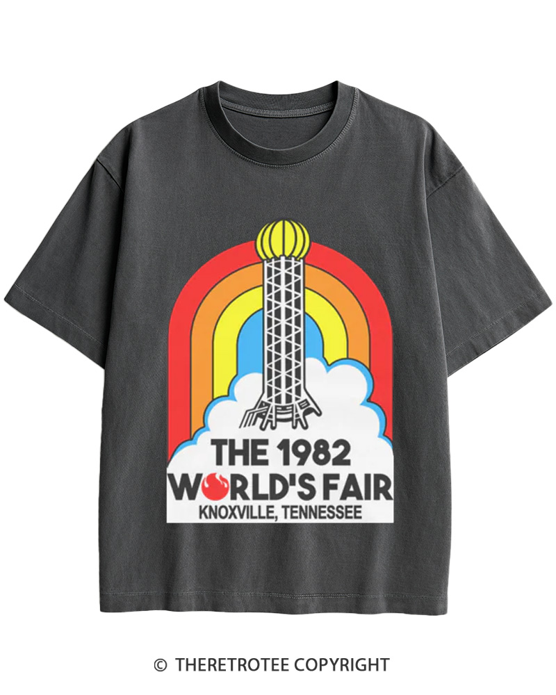 TheRetroTee 1982 World's Fair Cotton T-Shirt