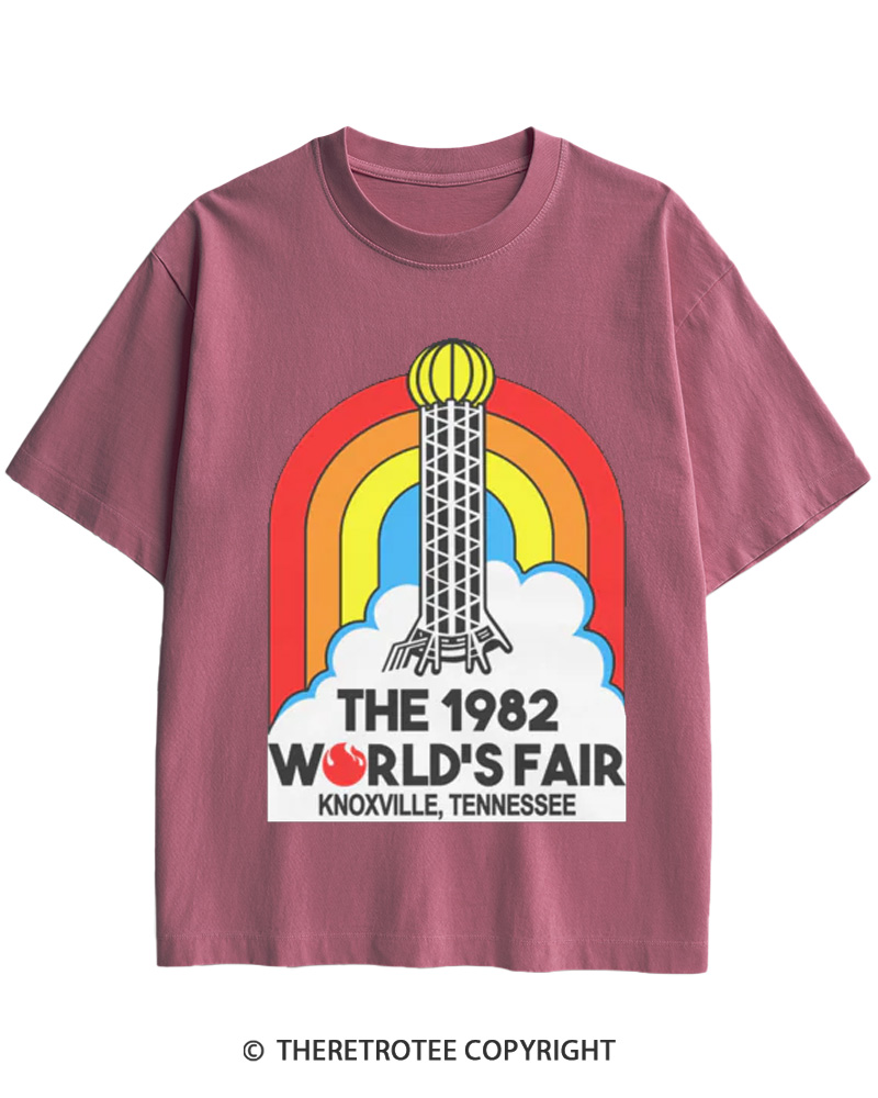 TheRetroTee 1982 World's Fair Cotton T-Shirt