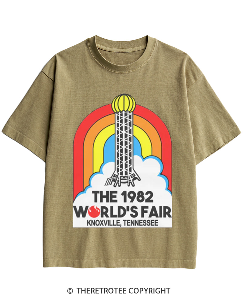 TheRetroTee 1982 World's Fair Cotton T-Shirt