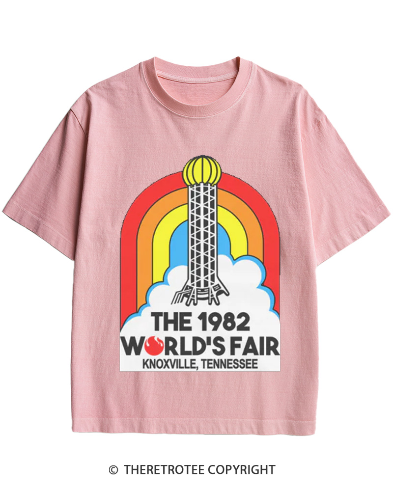 TheRetroTee 1982 World's Fair Cotton T-Shirt
