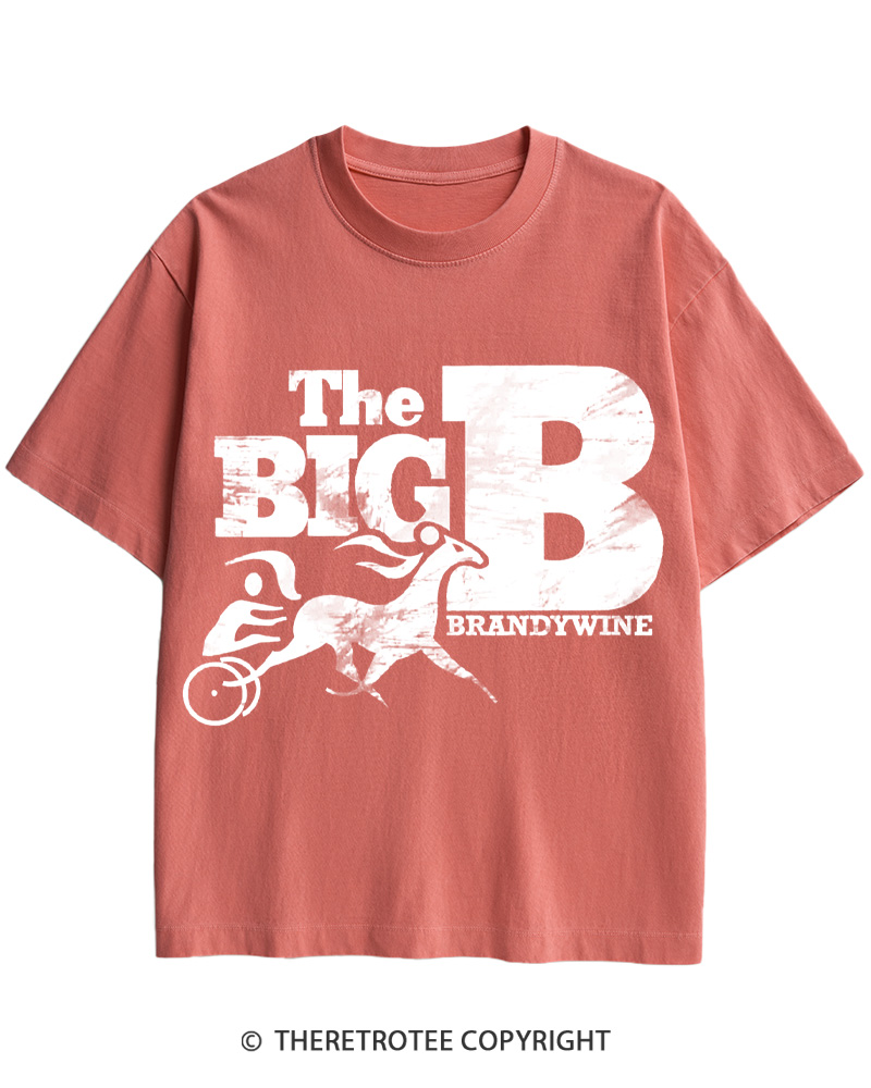 TheRetroTee Brandywine Raceway 1975 Cotton T-Shirt