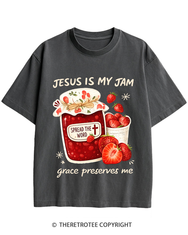 TheRetroTee Jesus Is My Jam Cotton T-Shirt