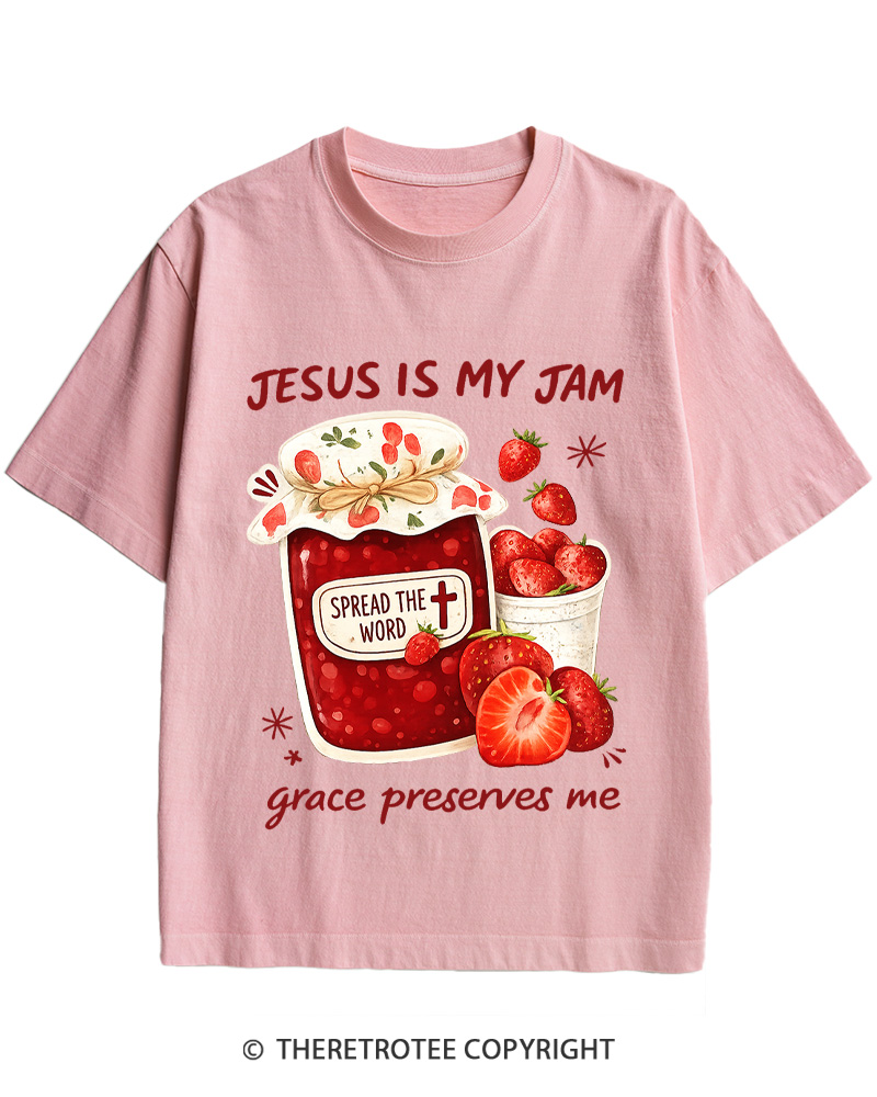TheRetroTee Jesus Is My Jam Cotton T-Shirt