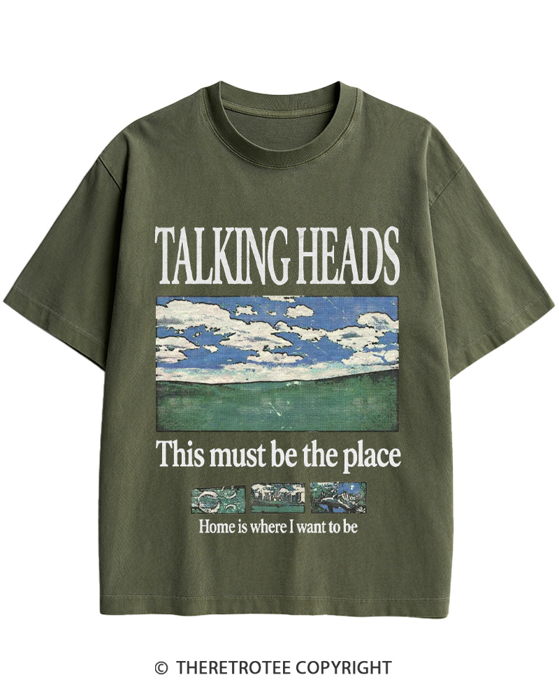 TheRetroTee This Must Be the Place 1970s Cotton T-Shirt