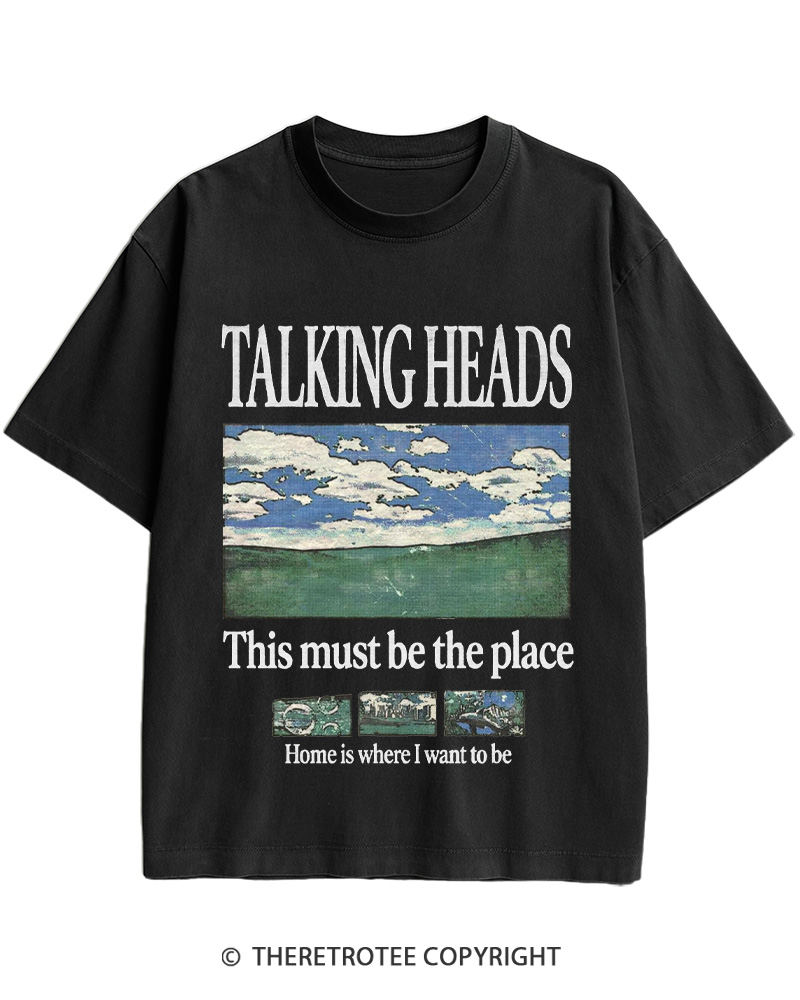 TheRetroTee This Must Be the Place 1970s Cotton T-Shirt