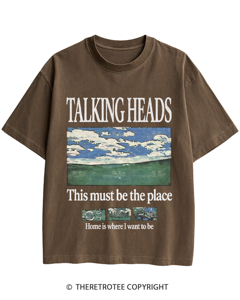 TheRetroTee This Must Be the Place 1970s Cotton T-Shirt