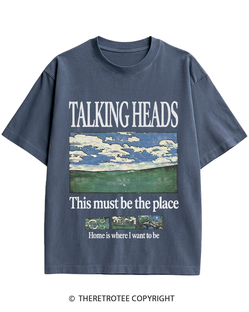 TheRetroTee This Must Be the Place 1970s Cotton T-Shirt