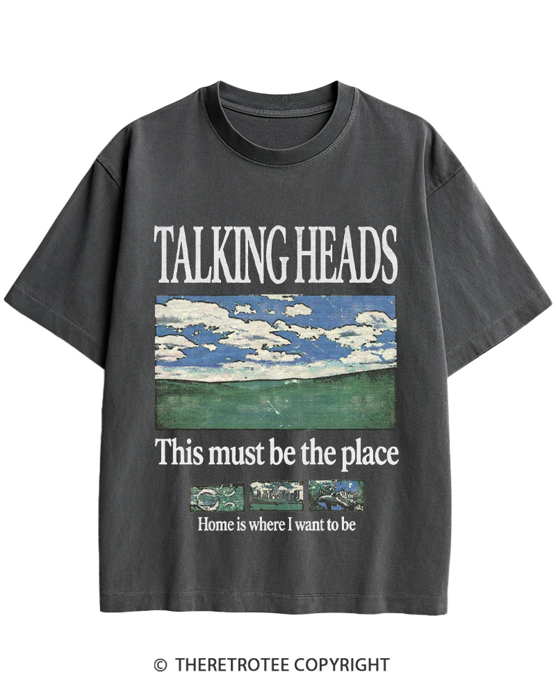 TheRetroTee This Must Be the Place 1970s Cotton T-Shirt