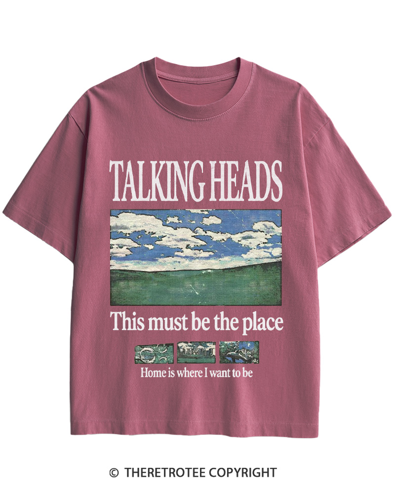 TheRetroTee This Must Be the Place 1970s Cotton T-Shirt