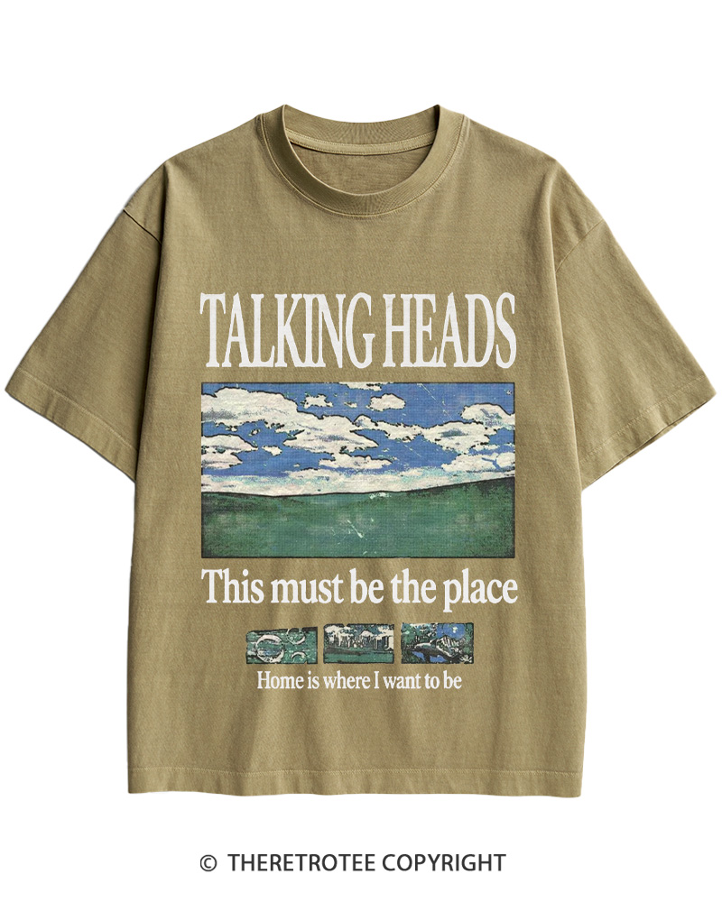 TheRetroTee This Must Be the Place 1970s Cotton T-Shirt