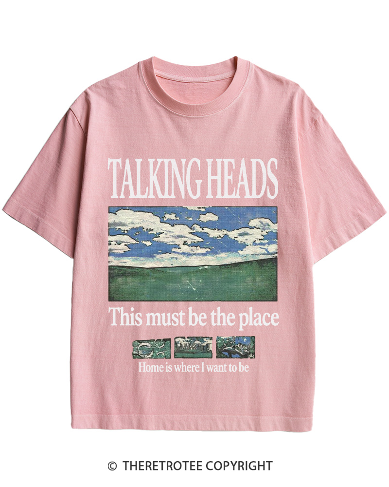 TheRetroTee This Must Be the Place 1970s Cotton T-Shirt