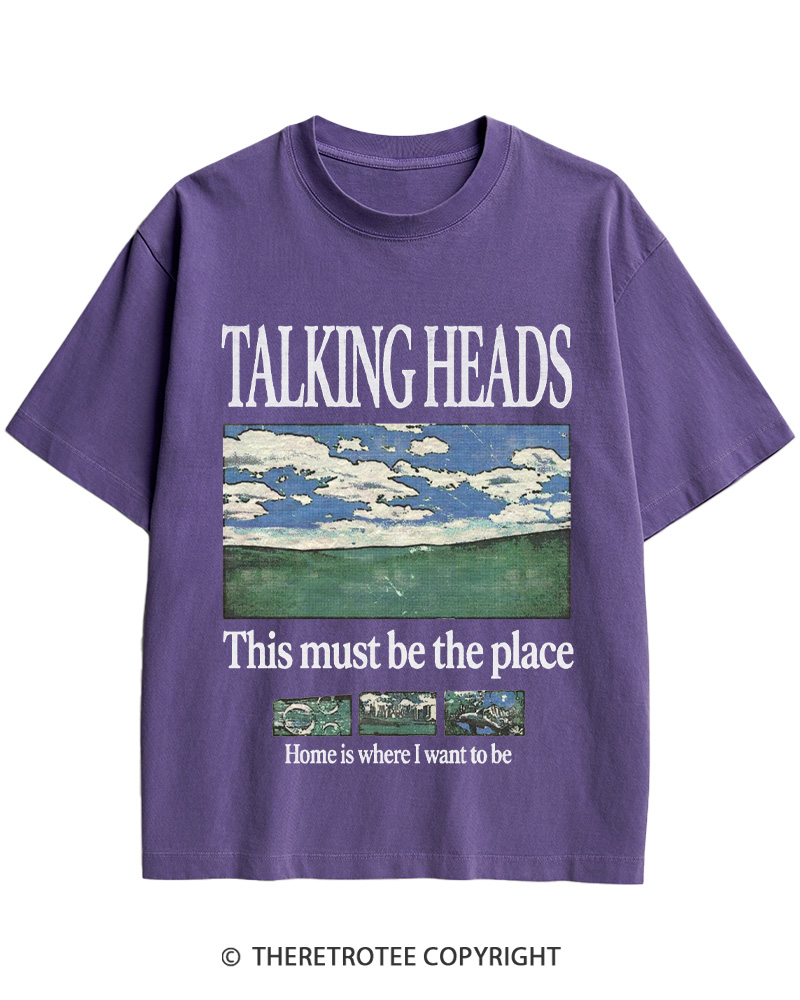 TheRetroTee This Must Be the Place 1970s Cotton T-Shirt