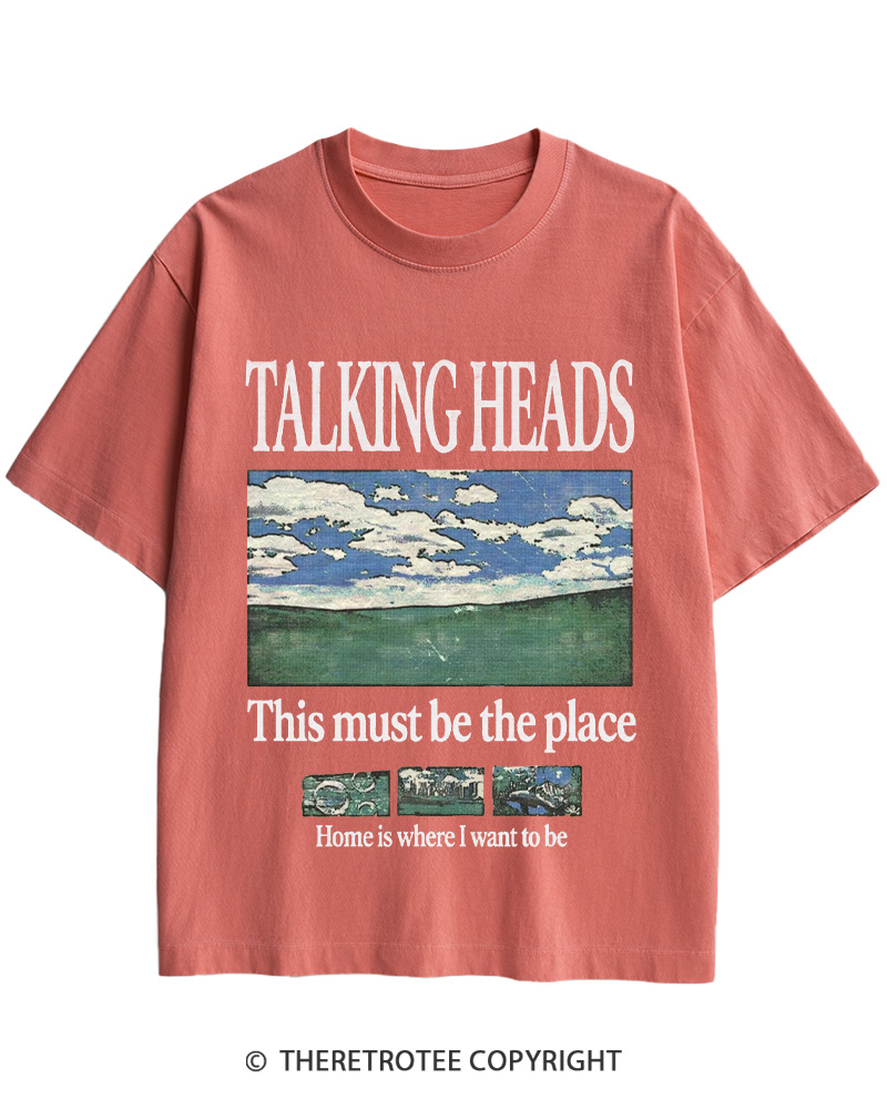 TheRetroTee This Must Be the Place 1970s Cotton T-Shirt