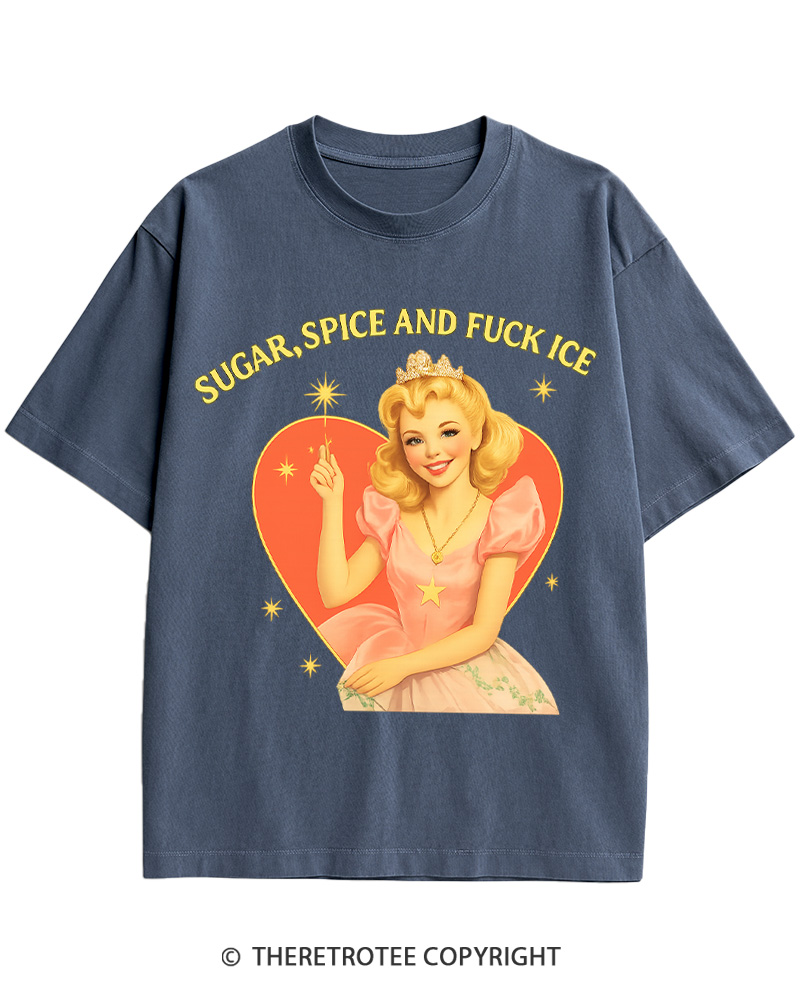 TheRetroTee Sugar Spice and Fck ICE Cotton T-Shirt