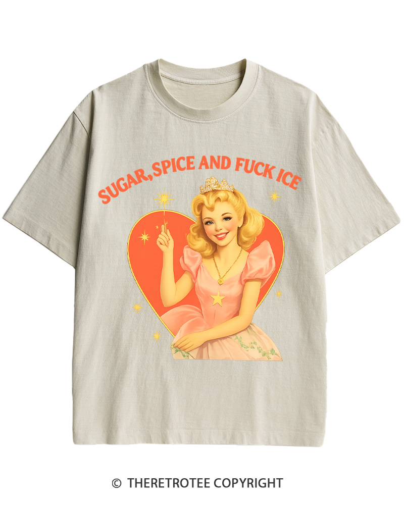 TheRetroTee Sugar Spice and Fck ICE Cotton T-Shirt