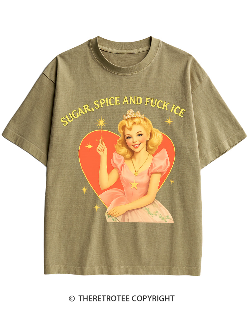TheRetroTee Sugar Spice and Fck ICE Cotton T-Shirt