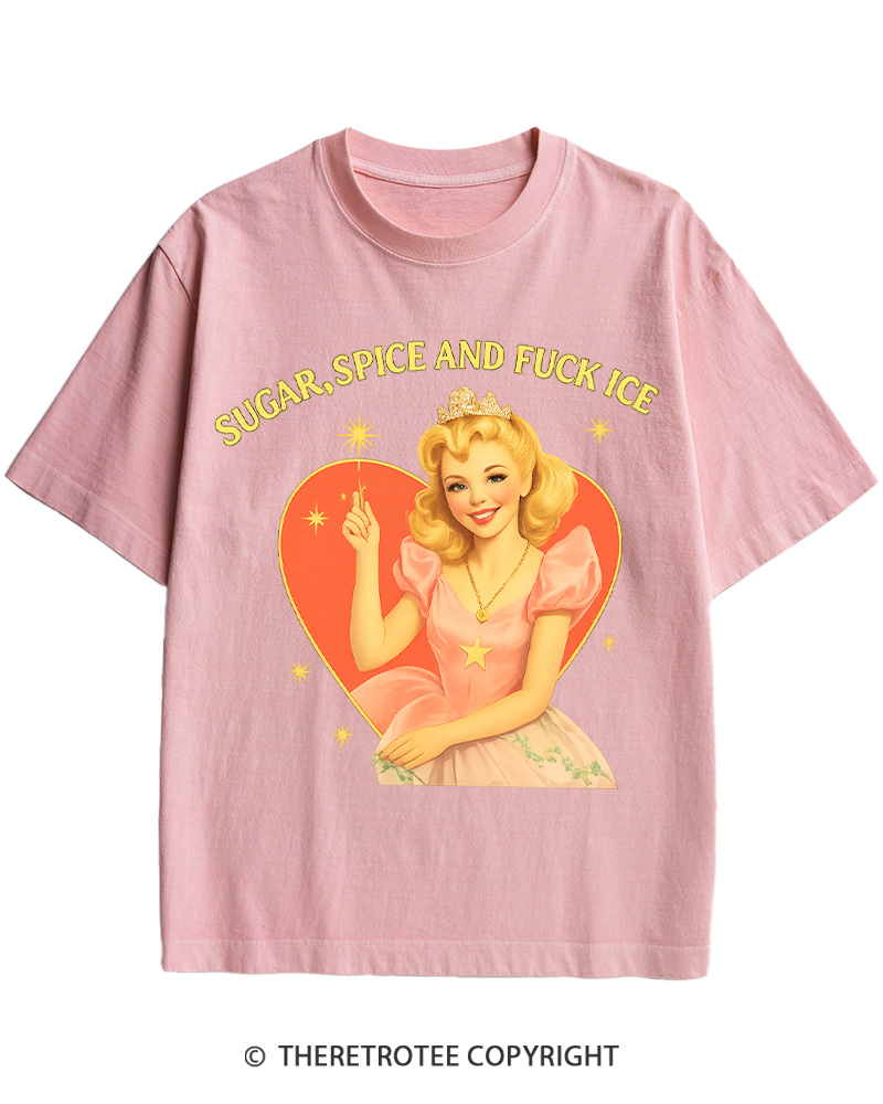 TheRetroTee Sugar Spice and Fck ICE Cotton T-Shirt