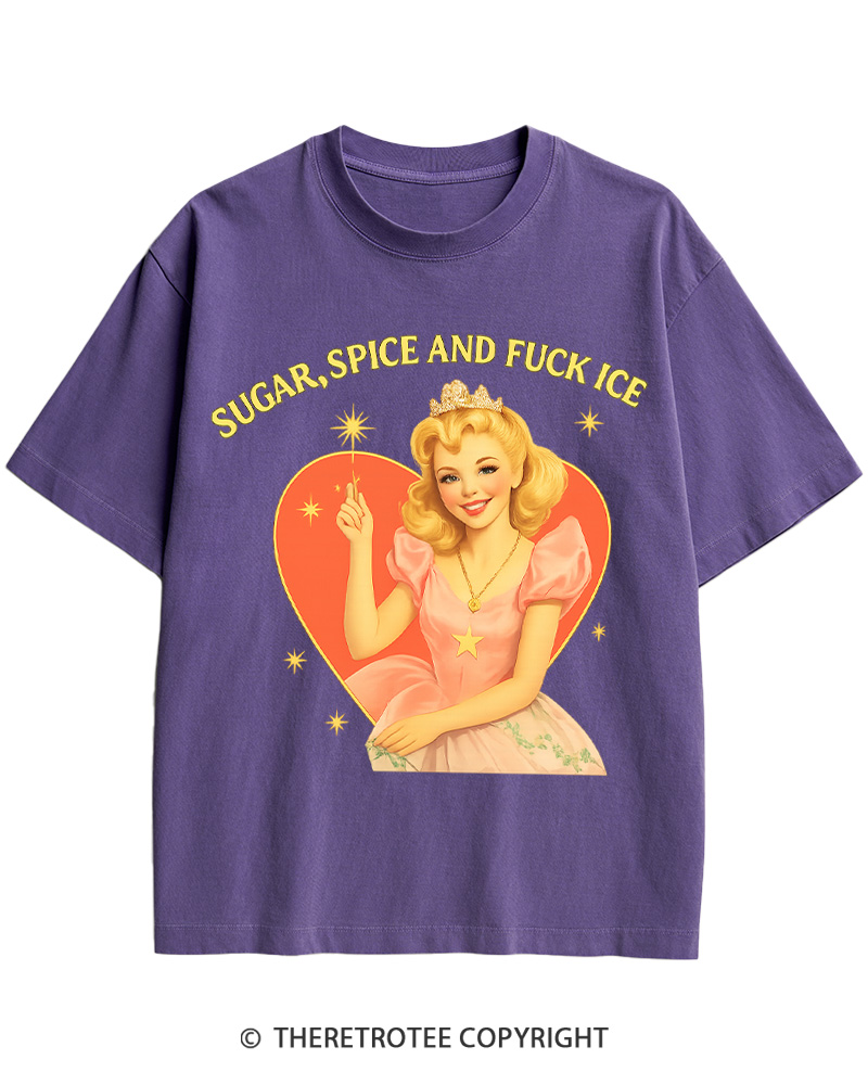 TheRetroTee Sugar Spice and Fck ICE Cotton T-Shirt
