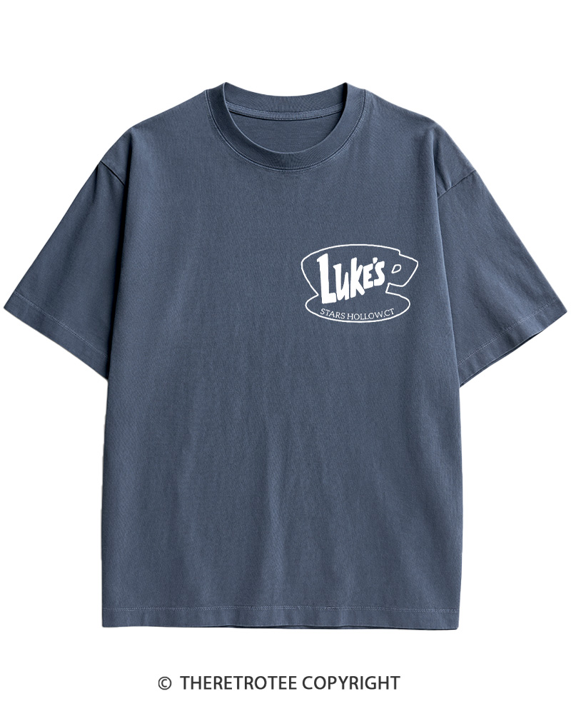 TheRetroTee Stars Hollow Two- Sided 2000s Cotton T-Shirt