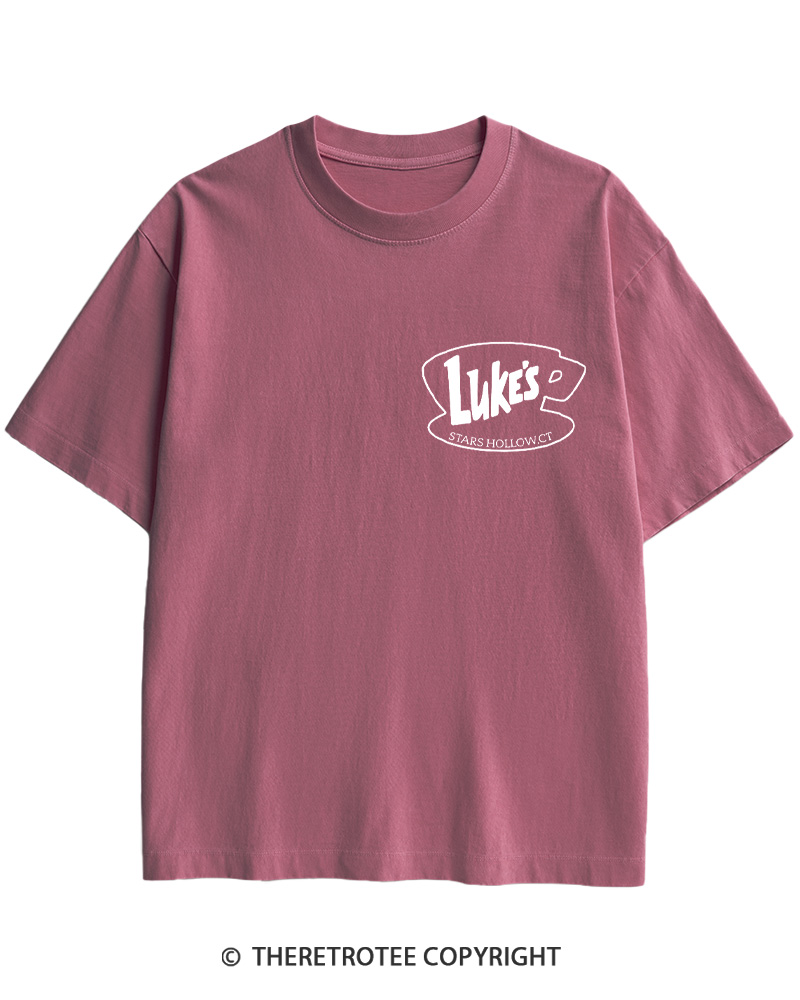TheRetroTee Stars Hollow Two- Sided 2000s Cotton T-Shirt