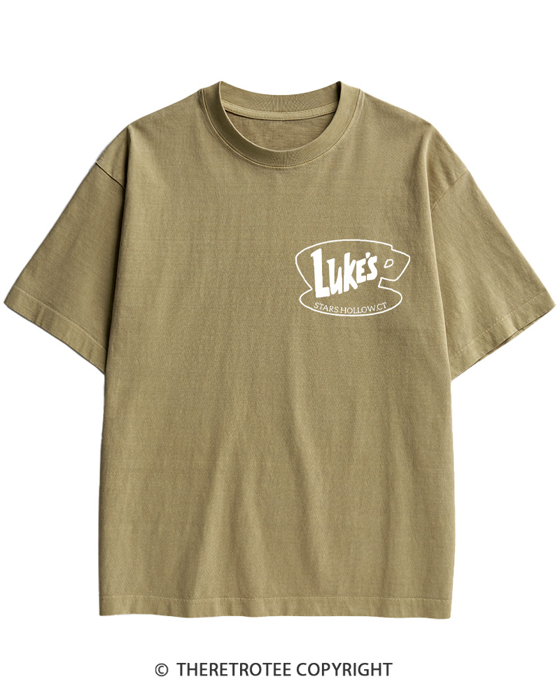 TheRetroTee Stars Hollow Two- Sided 2000s Cotton T-Shirt