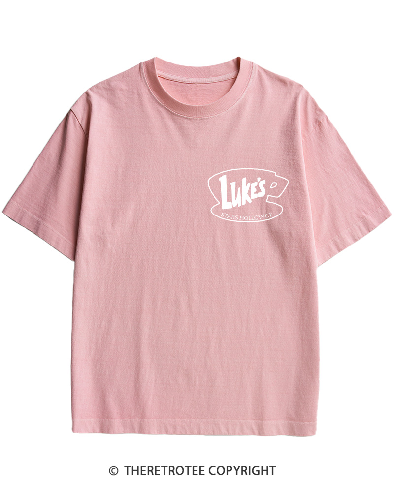 TheRetroTee Stars Hollow Two- Sided 2000s Cotton T-Shirt