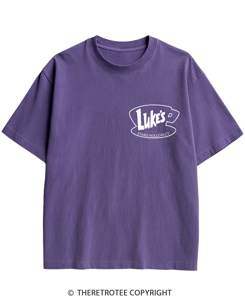 TheRetroTee Stars Hollow Two- Sided 2000s Cotton T-Shirt