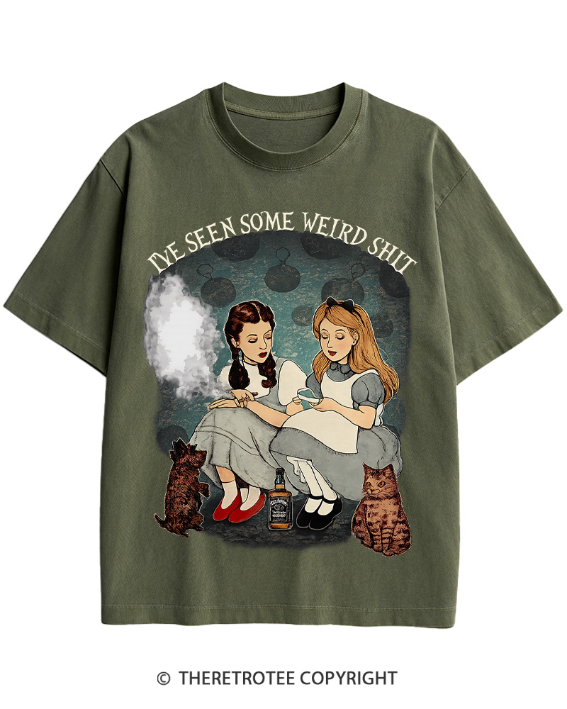 TheRetroTee Alice In Wonderland Classic Cotton T-Shirt