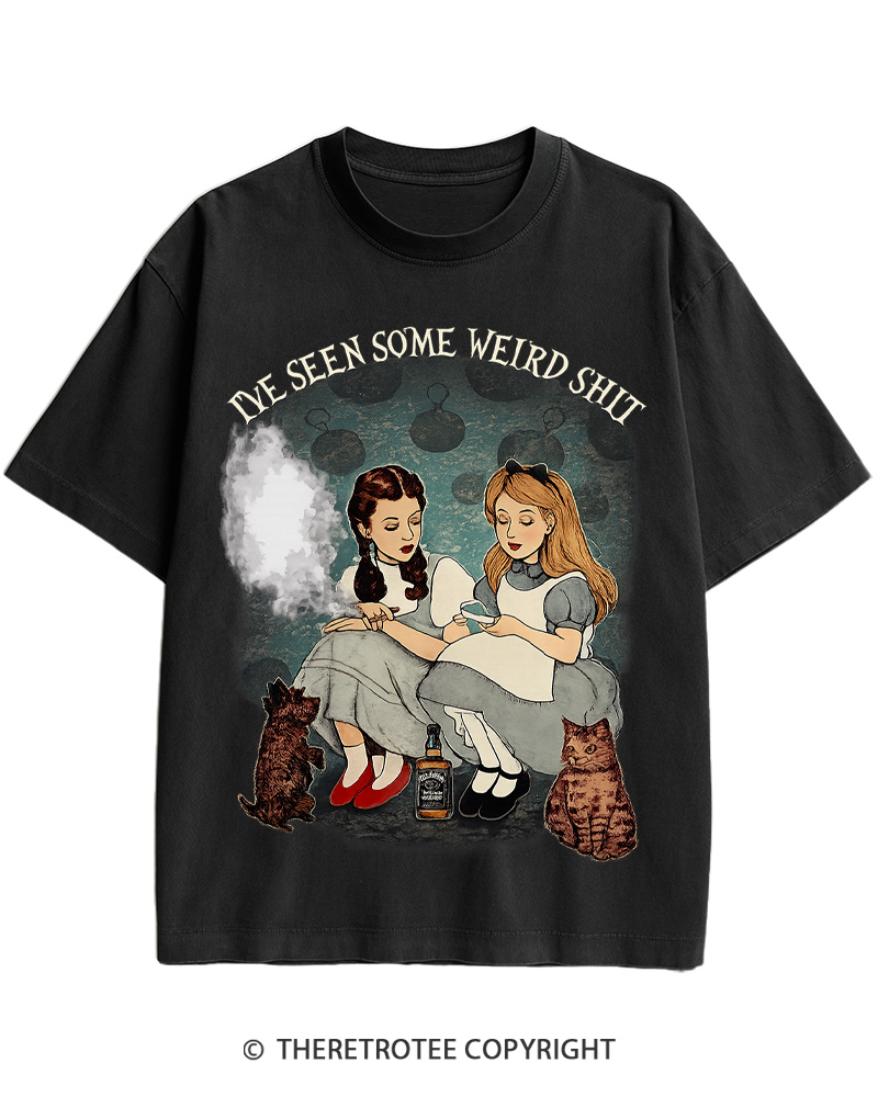 TheRetroTee Alice In Wonderland Classic Cotton T-Shirt