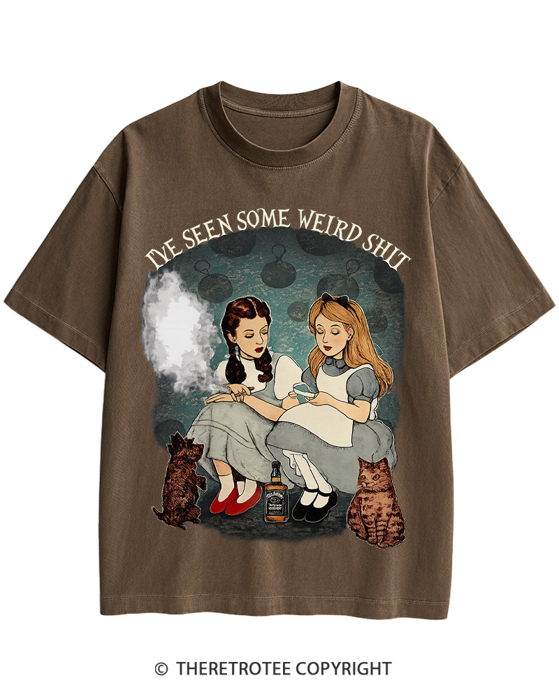 TheRetroTee Alice In Wonderland Classic Cotton T-Shirt