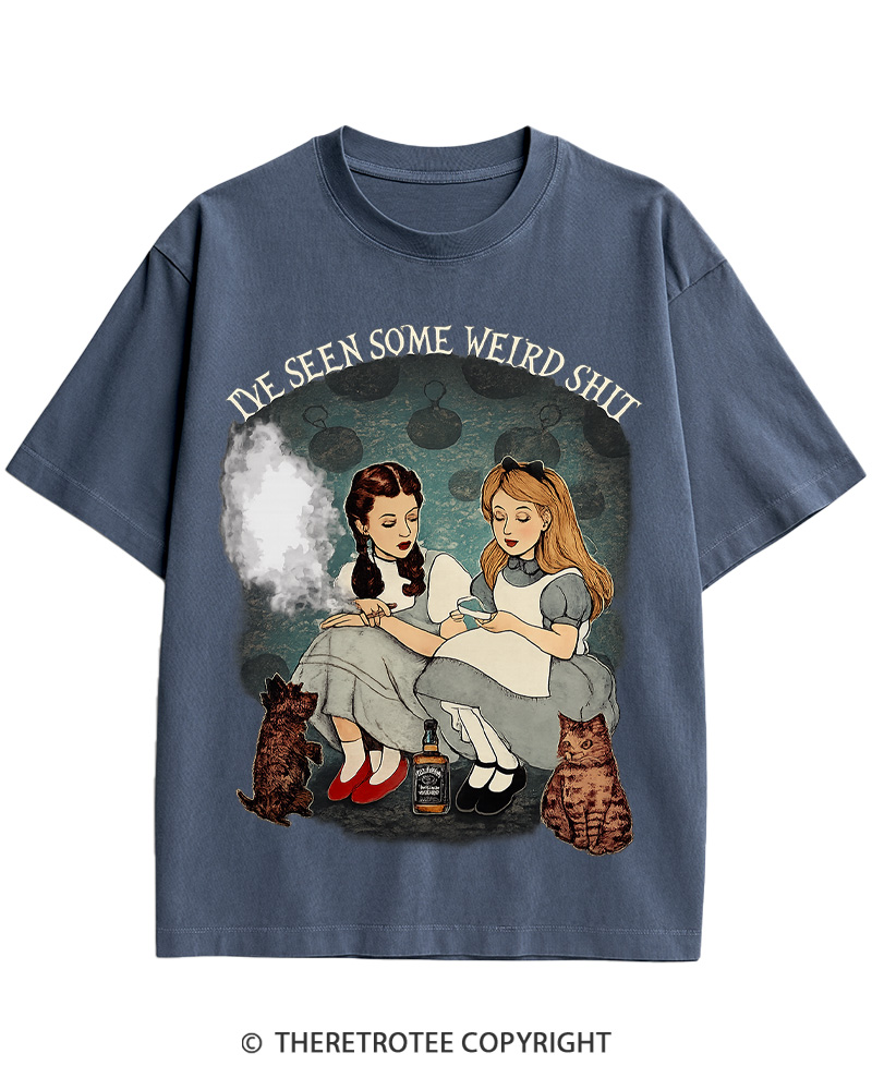 TheRetroTee Alice In Wonderland Classic Cotton T-Shirt