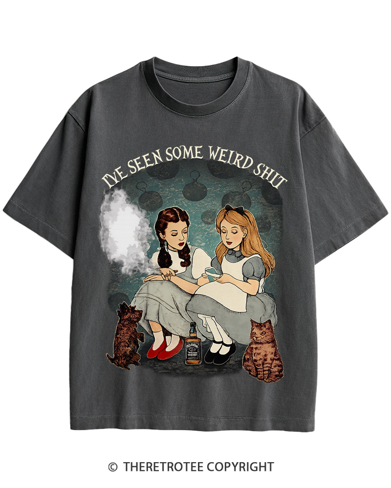 TheRetroTee Alice In Wonderland Classic Cotton T-Shirt
