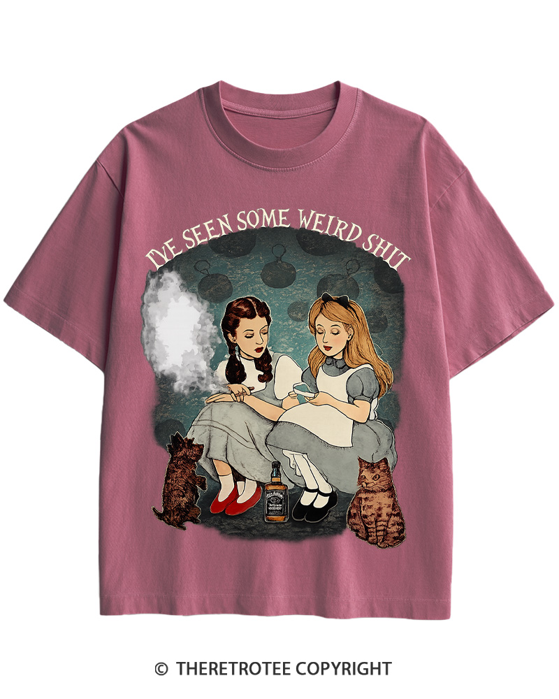 TheRetroTee Alice In Wonderland Classic Cotton T-Shirt