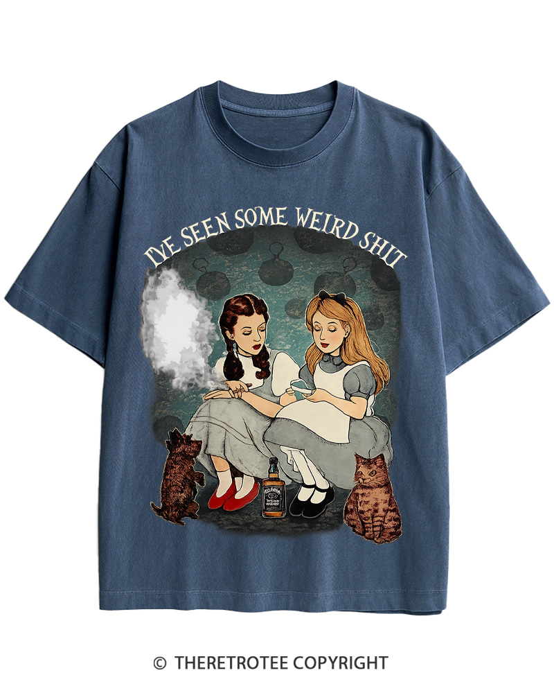 TheRetroTee Alice In Wonderland Classic Cotton T-Shirt