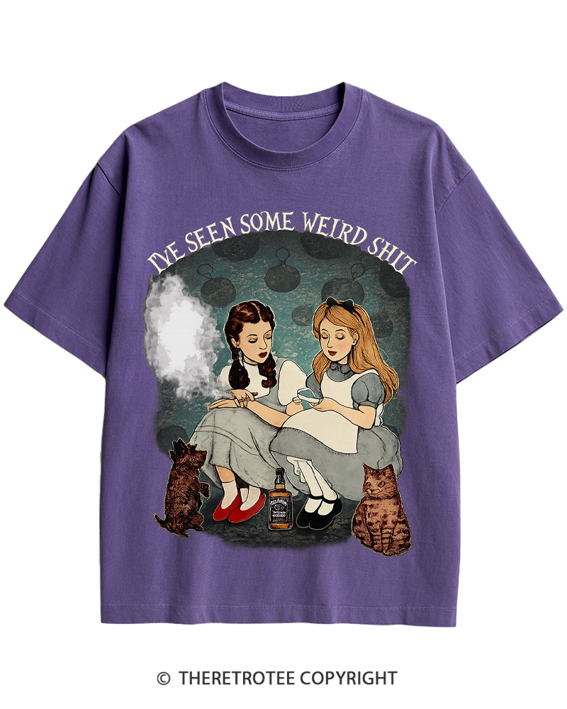 TheRetroTee Alice In Wonderland Classic Cotton T-Shirt
