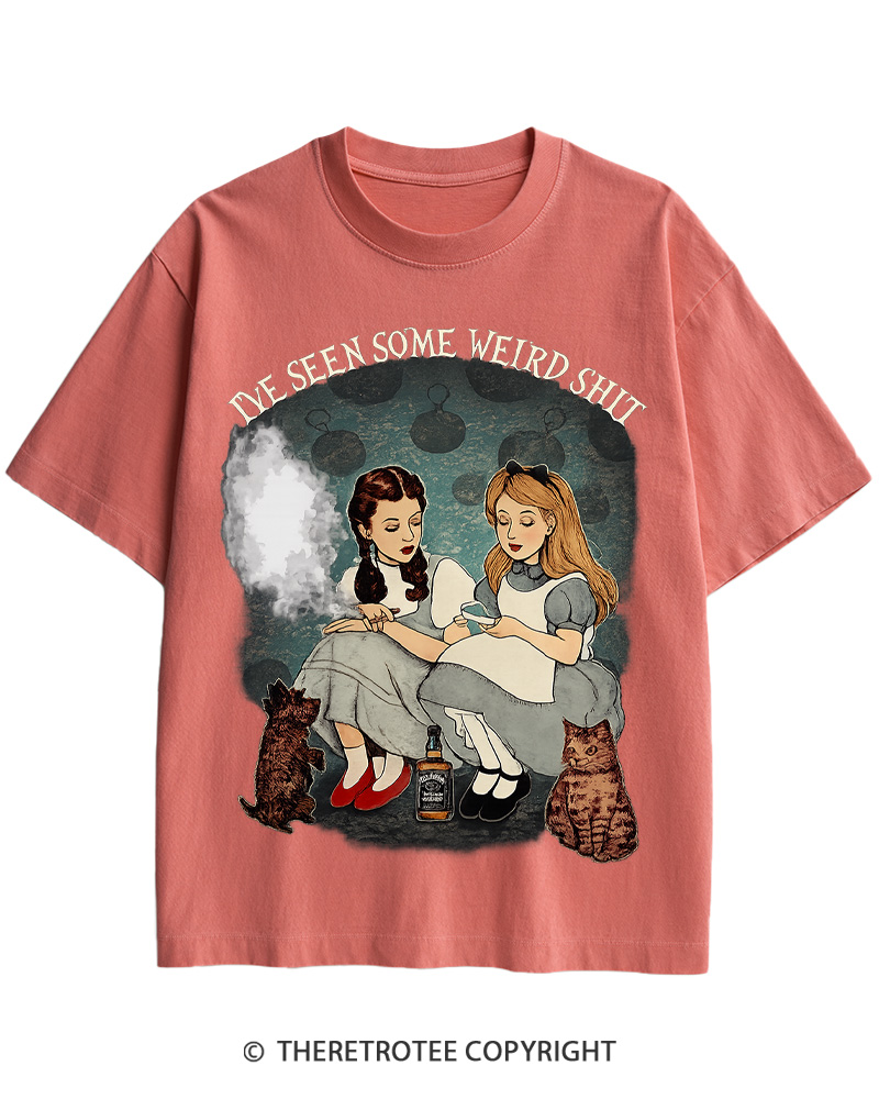 TheRetroTee Alice In Wonderland Classic Cotton T-Shirt